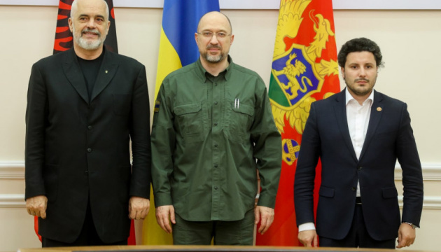 Prime Ministers of Ukraine, Albania, Montenegro discuss European integration and post-war reconstruction