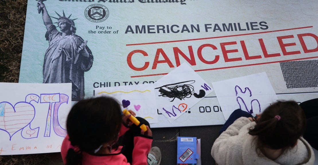The Democrats&rsquo; Failure of the Year: Letting the Expanded Child Tax Credit Die
